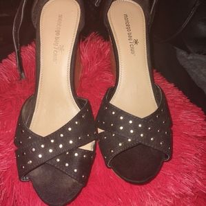 Open Toe Wedge Heels Size 12